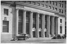 Main entrance to the Bank of Italy, Los Angeles, California, 1924. Artist: Unknown.