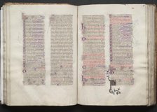 The Gotha Missal: Fol. 55v, Text, c. 1375. Creator: Master of the Boqueteaux (French); Workshop, and.