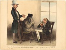 Voyez, Mr. Mayeux, cet animal..., 1836. Creator: Honore Daumier.