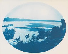 No. 34. From Bluffs at Merrimac, Minnesota Looking Down Stream, 1885. Creator: Henry Bosse.