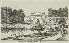 The First of the Triple Lakes in the Park at Alexandra Palace, 19th century. Creator: Unknown.