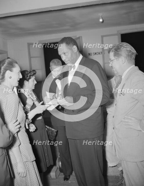 Russian war anniversary benefit at the Watergate, Washington, D.C., 1942. Creator: Gordon Parks.