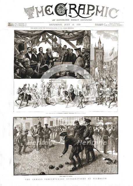 ''The Graphic, Front Cover Saturday July 28th. 1888', 1888. Creator: Unknown.