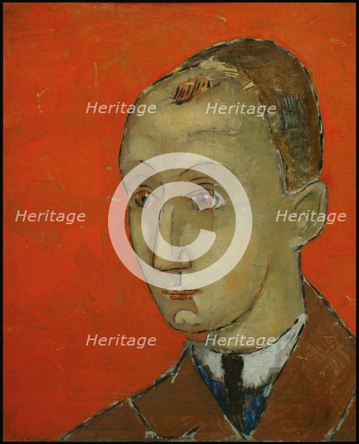 Self-Portrait, 1920s. Creator: Komarovsky, Vladimir Alexeevich (1883-1937).
