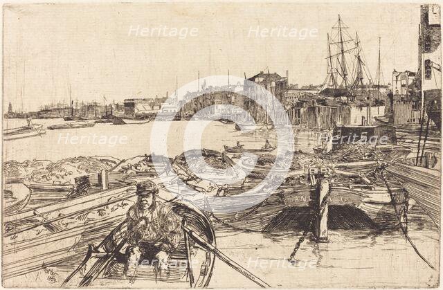 The Pool, 1859. Creator: James Abbott McNeill Whistler.