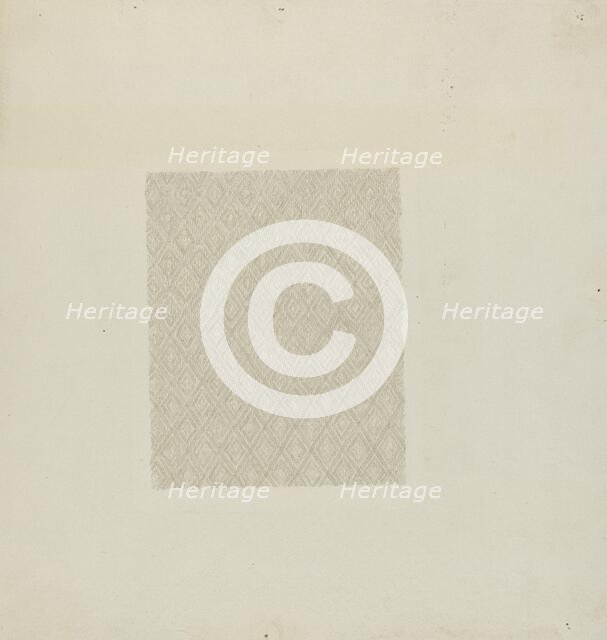 Shaker Tablecloth, c. 1936. Creator: George Constantine;Constantine, George.