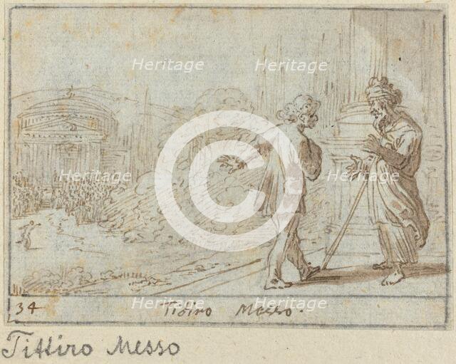 Titiro and Messo, 1640. Creator: Johann Wilhelm Baur.