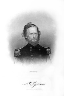 Nathaniel Lyon, American soldier, (1872).Artist: John A O'Neill