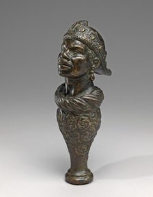 Bust of an African Man, on a Baluster Pedestal, 17th century. Creator: Unknown.