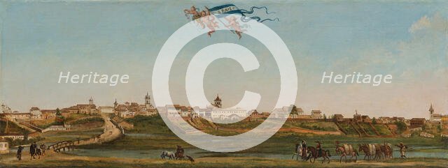 Panoramic View of São Paulo, 1821. Creator: Pallière, Arnaud Julien (1784-1862).