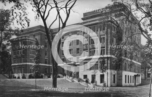 Jane Frances Brown Building for Private Patients, Rhode Island Hospital, Providence, 1922. Artist: Unknown.