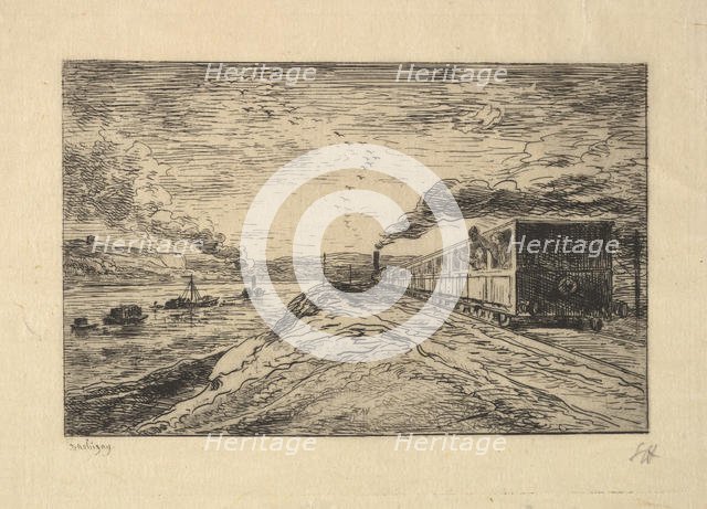 The Departure, 1861. Creator: Charles Francois Daubigny.