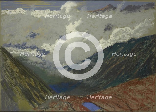 At the Chalubinski Gate, 1905. Creator: Leon Wyczolkowski.