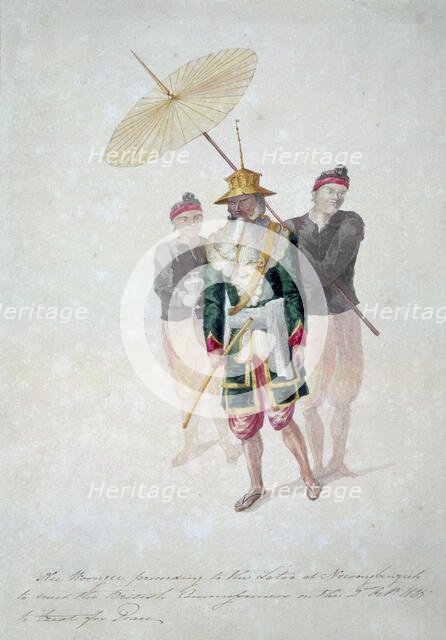 The Kinwun Mingyi, (Burmese prime minister), c1826. Creator: Thomas Abercrombie Trant.