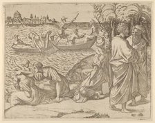 The Miraculous Draught of Fishes, 1540-50., 1540-50. Creator: Anon.
