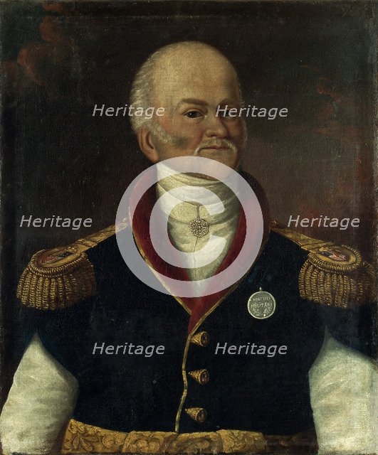 Portrait of General Ksawery Franciszek Krasicki (1774–1844), 1830-1840s. Artist: Anonymous  
