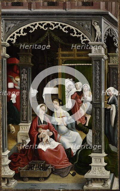 Scene from the life of Saint Roch, 1517. Creator: Orley, Everaert (Everard), van (c. 1490-1527).