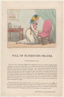 Poll of Plymouth's Prayer, September 20, 1801., September 20, 1801. Creator: Thomas Rowlandson.