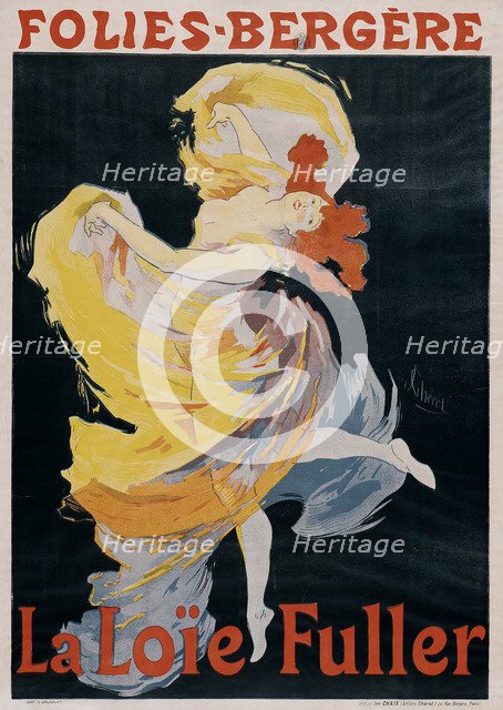 Loïe Fuller (Poster). Artist: Chéret, Jules (1836-1932)
