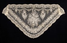 Shawl, Belgian, 1860-70. Creator: Unknown.