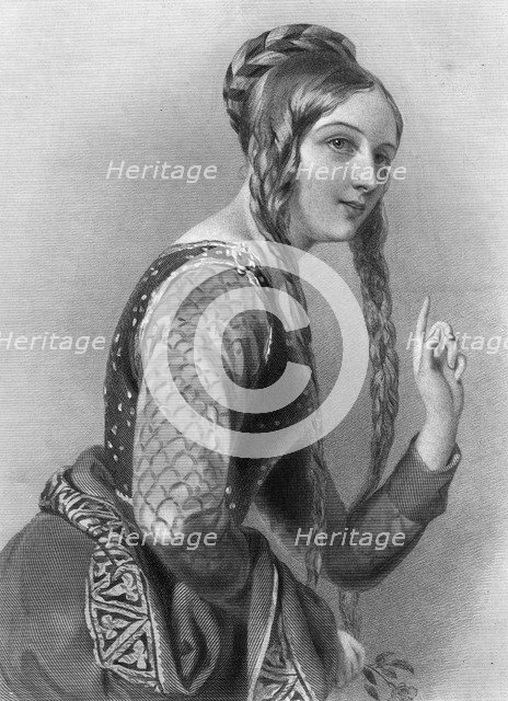 Eleanor of Aquitaine, Queen of Henry II of England. Artist: Unknown