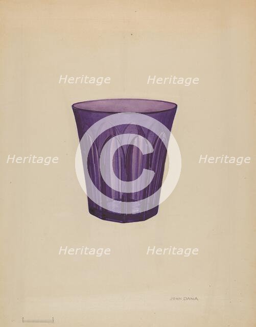 Tumbler, c. 1936. Creator: John Dana.
