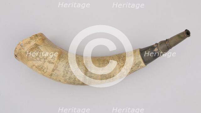 Powder Horn, Colonial American, ca. 1765. Creator: Unknown.