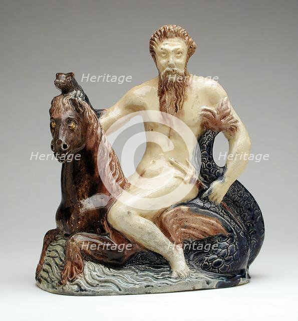 Neptune on a Seahorse, between 1560 and 1620. Creator: Unknown.