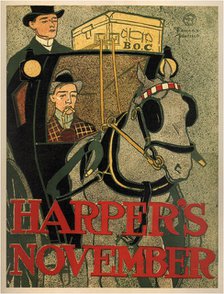 Harper's November, 1896. Artist: Penfield, Edward (1866-1925)