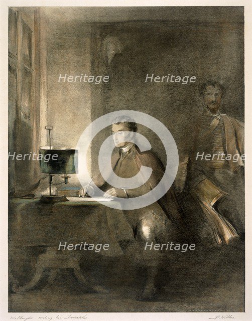 'Wellington Writing His Despatches', c1836. Artist: David Wilkie.
