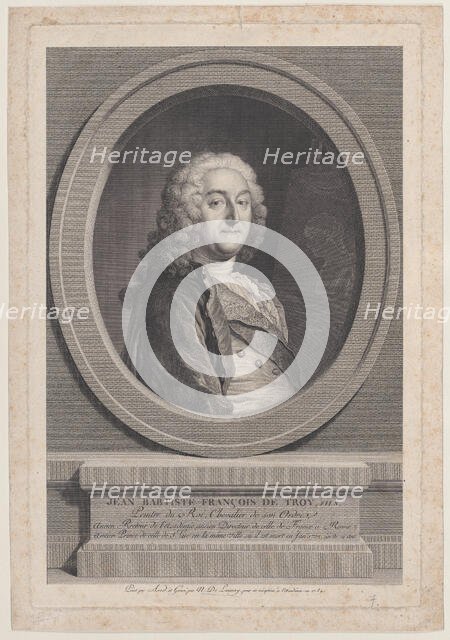 Jean Baptiste François de Troy, Fils, 1789., 1789. Creator: Nicolas de Launay.