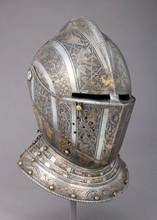 Close Helmet, Italian, Milan, ca. 1585. Creator: Pompeo della Cesa.