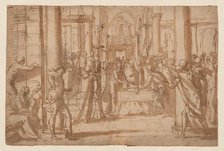 Presentation of the Body of Saint Antoninus of Florence, 1589/90. Creator: Giovanni Battista Paggi.