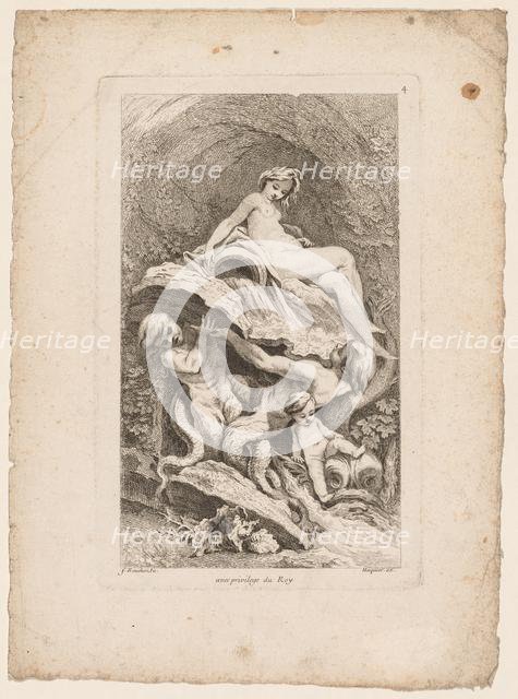 Book of Fountains: No. 4, c. 1736. Creator: Gabriel Huquier (French, 1695-1772).