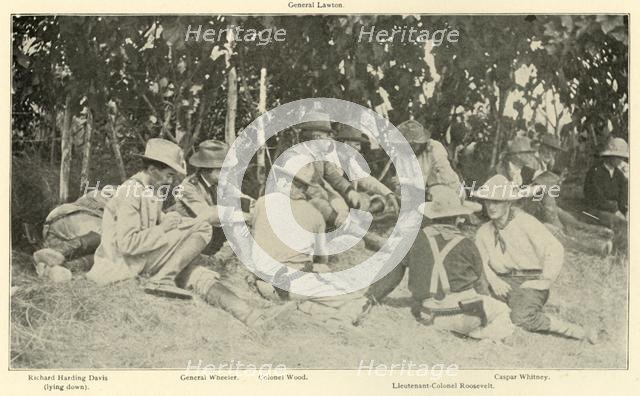 'Conference After "Rough Riders" Battle', Spanish-American War, June 1898, (1899). Creator: Burr McIntosh.