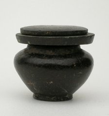 Kohl Jar with Lid, Egypt, Middle Kingdom, Dynasties 12-13 (about 1985-1650 BCE). Creator: Unknown.