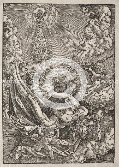 Christ Carried to Heaven by Angels, c. 1515-1517. Creator: Hans Baldung (German, 1484/85-1545).