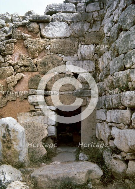 Nurarghe  of Palmavera, Alghero, Sardinia, Nuragic civilization, Bronze Age, (2000). Creator: LTL.