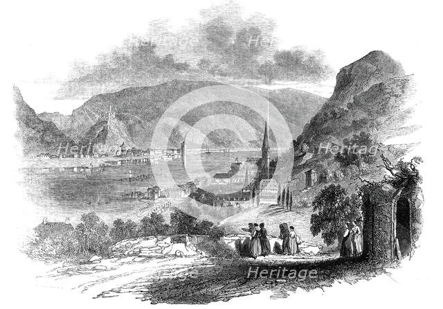 St. Goar, on the Rhine, 1845. Creator: Unknown.