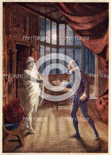 Scene from the opera Don Giovanni (1787), c1914 Artist: Charles A Buchel