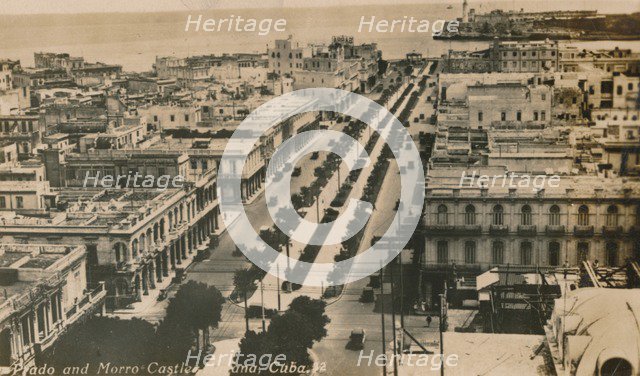 Prado and Morro Castle, Havana, Cuba, c1900. Artist: Unknown
