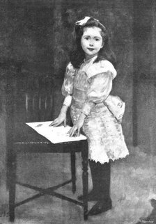 Pictures from the Royal Academy: Miss Lucy Ingram - Solomon J. Solomon, 1895. Creator: George Meisenbach.