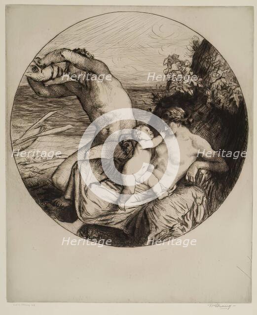 The Fisherman, 1908. Creator: William Strang.