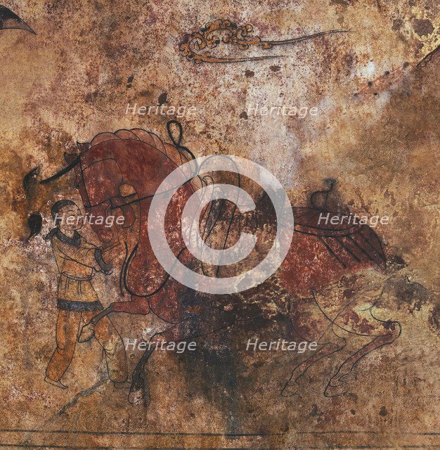 The Horse. The mural painting of the Susan-ri Tomb, Second Half of the 5th century.