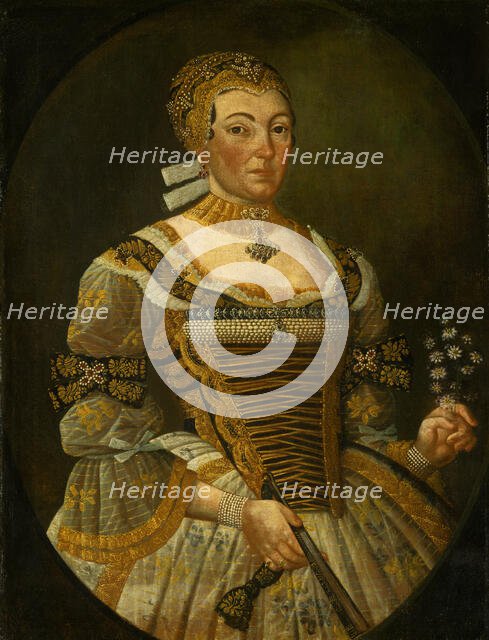 Portrait of a Zemianka, around  1750. Creator: Unknown.