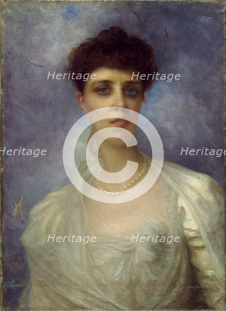 Portrait of Marie -Thérèse de Ségur, countess of Guerne (1859 - 1933), 1898. Creator: Unknown.