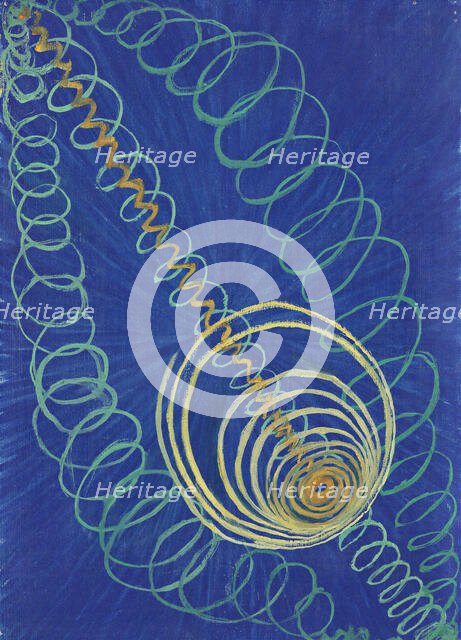 Group I, Primordial Chaos, No. 16, from The WU/Rose Series , 1906-1907. Creator: Hilma af Klint (1862-1944).
