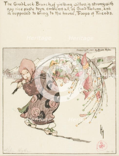 The Good-Luck Branch, 1907. Creator: Helen Hyde.