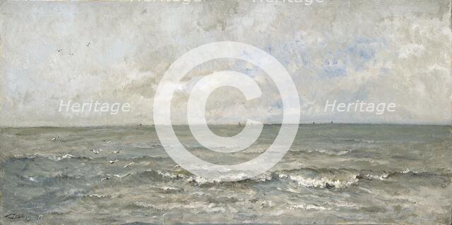 Seascape, 1876. Creator: Charles Francois Daubigny.