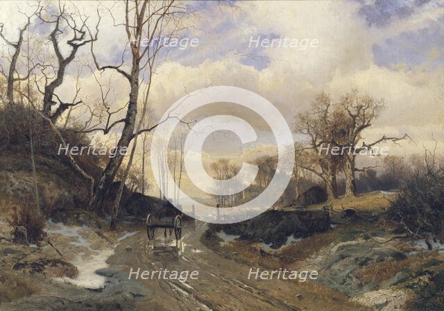 Spring in Skåne, 1868. Creator: Gustaf Rydberg.